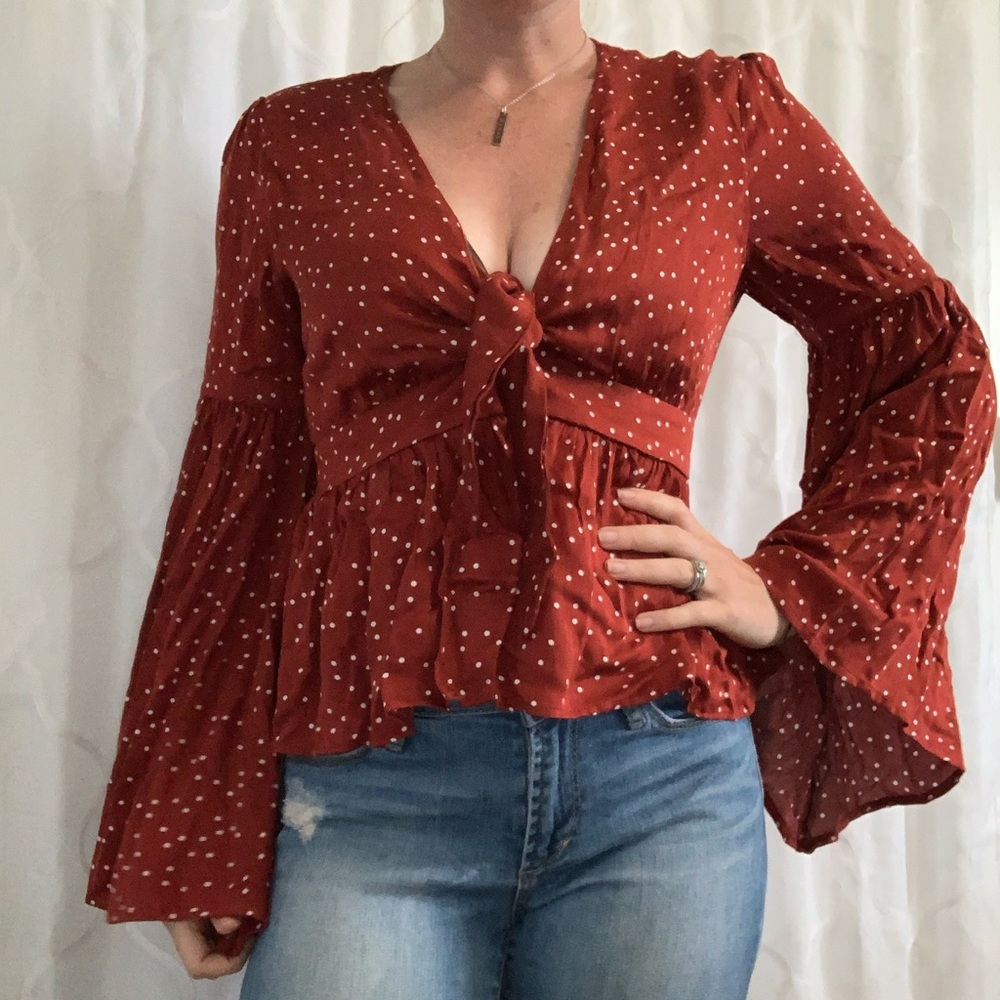 Gorgeous V Cut Blouse